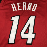 Men's Miami Heat Tyler Herro #14 Red 2022/23 Swingman Jersey1 - Statement Edition