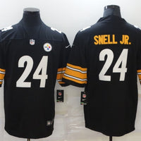 Men's Pittsburgh Steelers Benny Snell Jr. #24 Black Game Jersey1