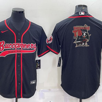 Men's Tampa Bay Buccaneers Black Game Jersey1
