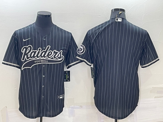 Men's Las Vegas Raiders Black Player Blank Jersey1