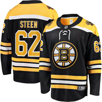 Men's Boston Bruins Oskar Steen #62 Black Player Game Jersey1