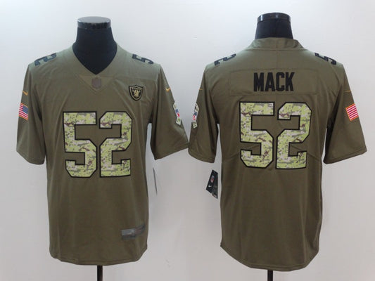Men's Las Vegas Raiders Khalil Mack #52 Brown Game Player Jersey1