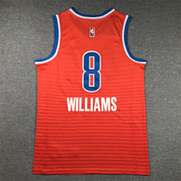 Men's Oklahoma City Thunder Jalen Williams #8 Orange 2022/23 Swingman Jersey1 - Statement Edition