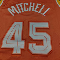 Men's Cleveland Cavaliers Donovan Mitchell #45 Orange 2025/26 Swingman Jersey - City Edition