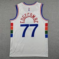 Men's Philadelphia 76ers V. J. Edgecombe #77 White 2024/25 Swingman Player Jersey - City Edition