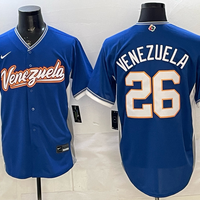 Men's Venezuela Baseball #26 Royal 2026 World Baseball Classic Stadium Jersey