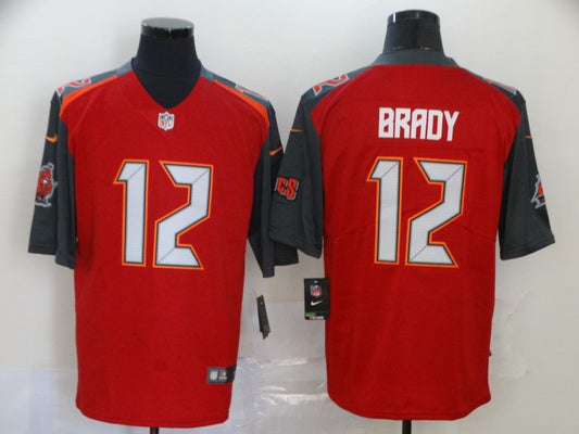 Men's Tampa Bay Buccaneers Tom Brady #12 Red Game Jersey1