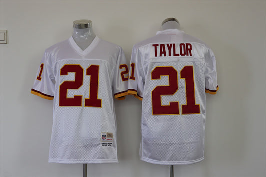 Men's Washington Redskins Sean Taylor Mitchell & Ness White Legacy Replica Jersey1