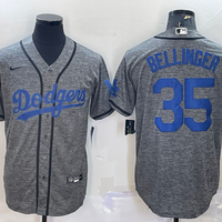 Men's Los Angeles Dodgers Cody Bellinger Nike Gray Home Replica Player Name Jersey1