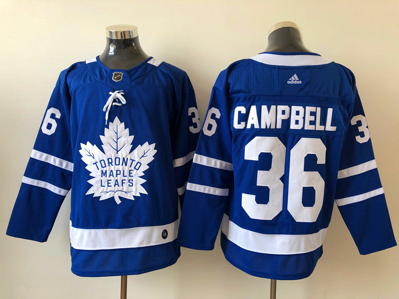 Men's Toronto Maple Leafs Jack Campbell #36 Blue Player Jersey1