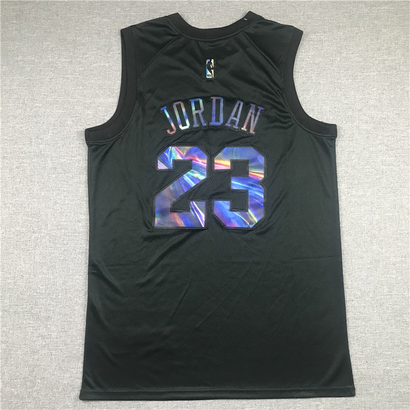 Men's Chicago Bulls Michael Jordan #23 Black Classics Swingman Player Jersey1