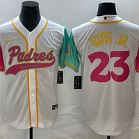 Men's San Diego Padres Fernando Tatis Jr. #23 White City Connect Replica Player Jersey1 Joint Edition
