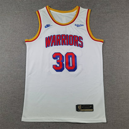 Men's Golden State Warriors Stephen Curry #30 White 2024/25 Swingman Jersey1 - Classic Edition
