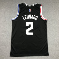 Men's LA Clippers Kawhi Leonard #2 Black 2022/23 Fastbreak Jersey1 - City Edition