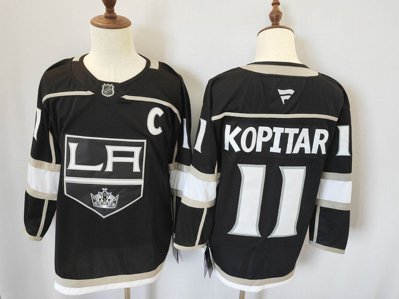 Men's Los Angeles Kings Anze Kopitar #11 Fanatics Black Player Game Jersey