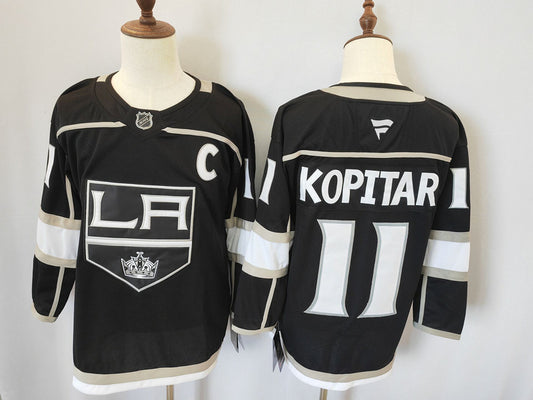 Men's Los Angeles Kings Anze Kopitar #11 Fanatics Black Player Game Jersey