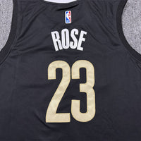Men's Memphis Grizzlies Derrick Rose #23 Black 2023/24 Swingman Jersey1 - City Edition
