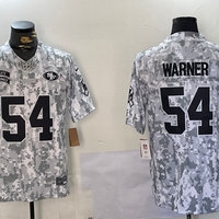 Men's San Francisco 49ers Fred Warner #54 Arctic Camo 2024 Salute to Service Limited Jersey1