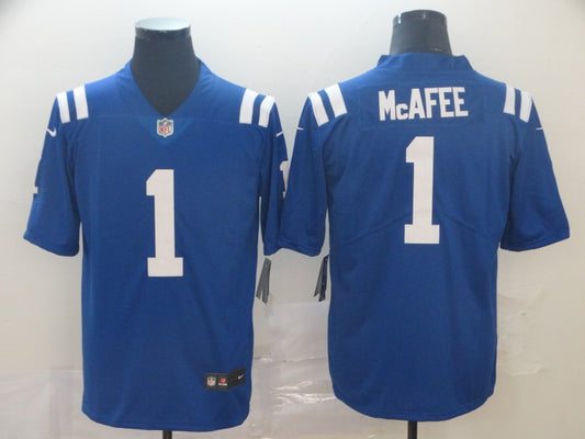 Men's Indianapolis Colts Mcafee Blue Player Game Jersey1
