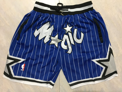 Men's Orlando Magic Blue Basketball Shorts1