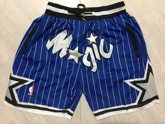 Men's Orlando Magic Blue Basketball Shorts1