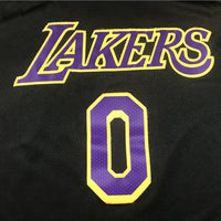 Men's Los Angeles Lakers Russell Westbrook Black 2020/21 Swingman Player Jersey1
