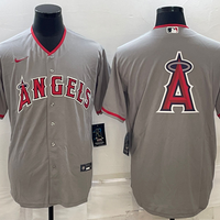 Men's Los Angeles Angels Gray Alternate Replica Team Jersey1