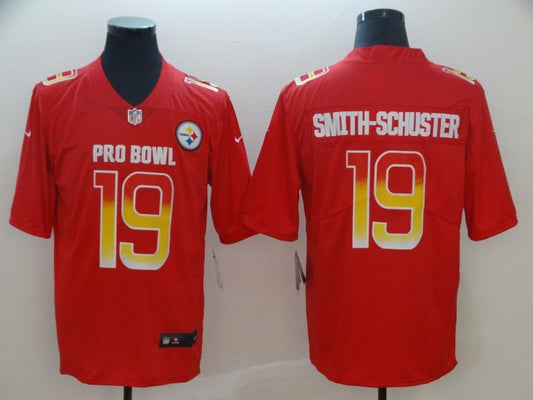 Men's Pittsburgh Steelers JuJu Smith-Schuster #19 Red Game Jersey1