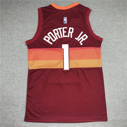 Men's Denver Nuggets Michael Porter Jr. Red Swingman Player Jersey1