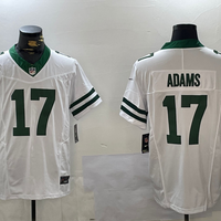Men's New York Jets Davante Adams #17 Legacy White Game Jersey1