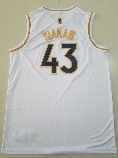 Men's Toronto Raptors Pascal Siakam White Swingman Player Jersey1