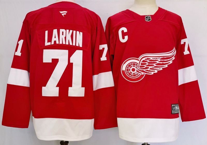 Men's Detroit Red Wings Dylan Larkin #71 Fanatics Red Player Game Jersey