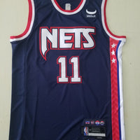 Men's Brooklyn Nets Kyrie Irving Navy 2021/22 Swingman Jersey1 - City Edition