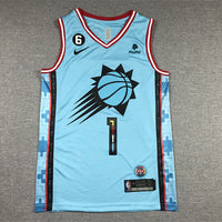 Men's Phoenix Suns Devin Booker #1 Turquoise 2022/23 Swingman Jersey1 - City Edition