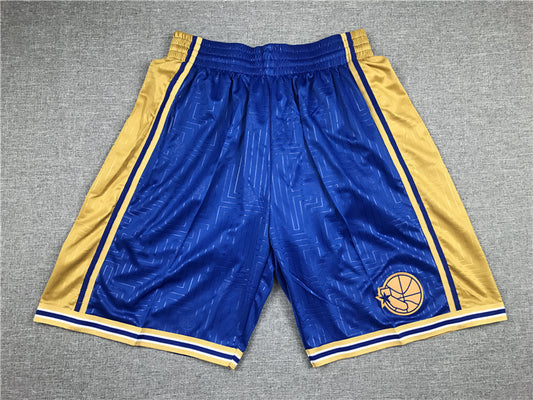 Men's Golden State Warriors Rat Year Limited Edition Blue Basketball Shorts1