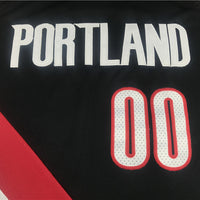 Men's Portland Trail Blazers Carmelo Anthony #00 Black Swingman Fashion Jersey1