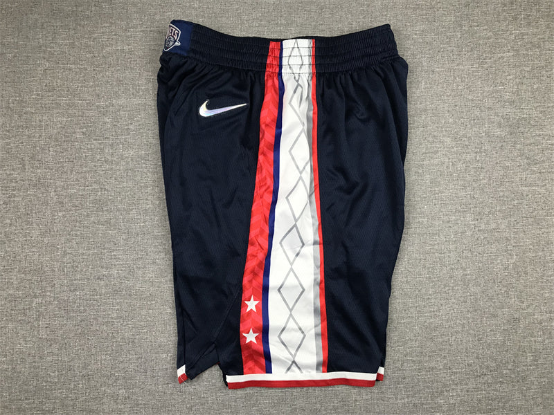 Men's Brooklyn Nets Navy Basketball Shorts1 City Edition