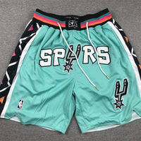 Men's San Antonio Spurs Green City Edition Pocket Shorts1