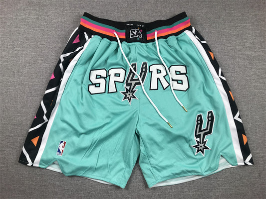 Men's San Antonio Spurs Green City Edition Pocket Shorts1