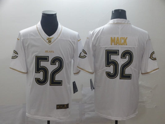 Men's Chicago Bears Khalil Mack #52 White Player Game Jersey1