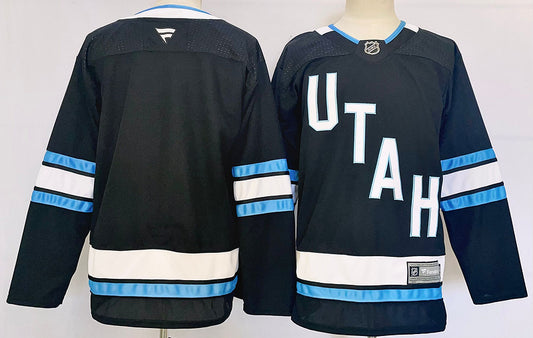 Men's Phoenix Coyotes Blank Black Game jersey1