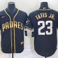 Men's San Diego Padres Fernando Tatis Jr. #23 Black Game Stitched Jersey1