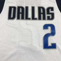 Men's Dallas Mavericks Kyrie Irving #2 White Fast Break Replica Jersey1 - Association Edition