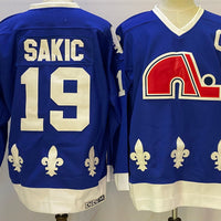 Men's Colorado Avalanche Joe Sakic #19 Blue Player Game Jersey