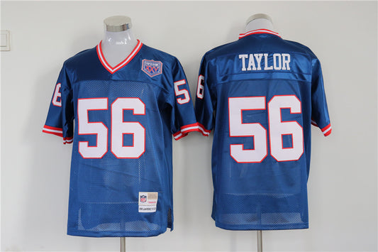 Men's New York Giants Lawrence Taylor Mitchell & Ness Royal Legacy Replica Jersey1