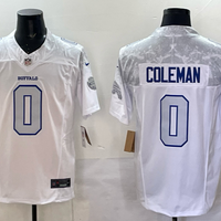 Men's Buffalo Bills Keon Coleman #0 White 2025 Rivalries Collection Limited Jersey