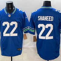 Men's Seattle Seahawks Rashid Shaheed #22 Royal Alternate Game Jersey
