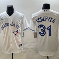 Men's Toronto Blue Jays Max Scherzer #31 White Home Replica Jersey