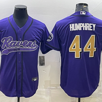 Men's Baltimore Ravens Marlon Humphrey #44 Purple Player Jersey1 Joint Edition