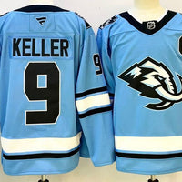 Men's Utah Mammoth Clayton Keller #9 Fanatics Blue Player Jersey